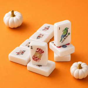 Ensemble de Mahjong en Acrylique Écologique Premium, Thèmes de Tricot Mignons avec Chats en Fil – Tuiles de 36 mm, Édition Limitée, Cadeau pour Amateurs de Chats, <span class=keywords><strong>Poker</strong></span> - Product Image 6
