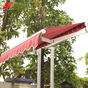 Hanrui động cơ điện có thể thu vào mái hiên đầy đủ Cassette ngoài trời bên màn hình cửa sổ mái K3 cánh tay gấp mái hiên - Product Image 2