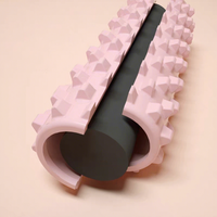 Rouleau en mousse haute densité à picots pour massage des tissus profonds, idéal pour la récupération musculaire du dos et des jambes, le yoga et l'entraînement physique