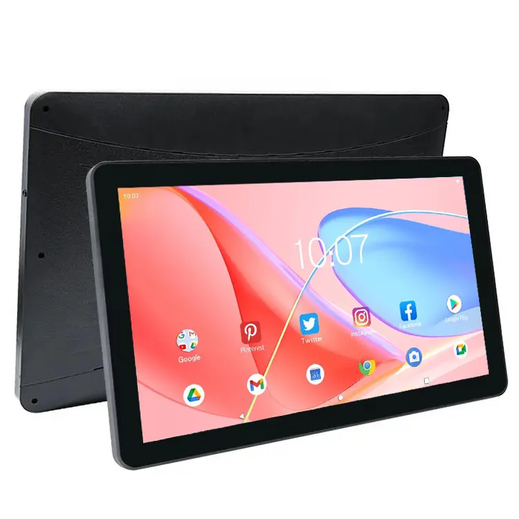 Quad-Core Android 10 16GB Stockage 2.4G WiFi IPS Full HD Tablette à écran tactile 10.1 "avec emplacement LAN RJ45 pour un usage industriel