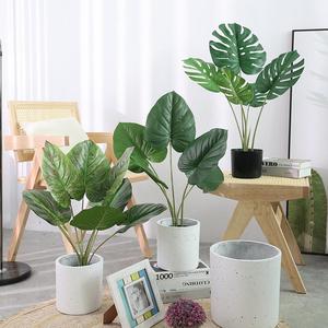 Pianta Artificiale Rampicante <span class=keywords><strong>da</strong></span> Parete, Decorazione per Soggiorno, Foglie Artificiali Pendenti in Vaso per Cimitero - Product Image 5