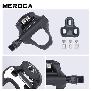 Pédales de vélo de route ultralégères MEROCA en nylon, pédales à <span class=keywords><strong>clip</strong></span> autobloquantes, pédales de vélo de course compatibles LOOK, pièces de vélo - Product Image 4