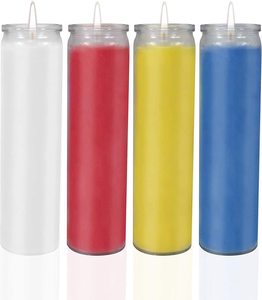 Velas Devocionales al por Mayor, Diseño Personalizado, Frascos Vacíos para Velas de 7 Días, Velas Votivas para Oración - Product Image 1