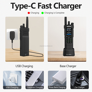 Radio bidirectionnelle <span class=keywords><strong>Baofeng</strong></span> DM-32UV DMR 10W longue portée, talkie-walkie GPS, batterie longue durée, émetteur radio DM-32, radio numérique - Product Image 3
