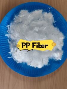 Fibre courte en polypropylène pour le renforcement <span class=keywords><strong>anti</strong></span>-fissures du béton des routes et des ponts, additif en fibre PP - Product Image 1