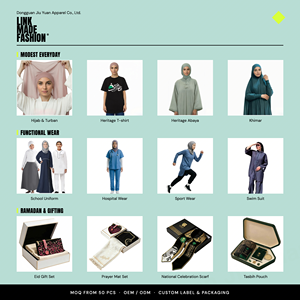 Completo da donna musulmana a due pezzi con pantaloni a gamba larga e blusa a maniche a tre quarti, abbigliamento modesto personalizzato, taglie forti - Product Image 4