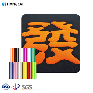 Rouleau de vinyle thermocollant 3D en mousse de haute qualité pour transfert <span class=keywords><strong>textile</strong></span>, vêtements et chapeaux – Vente en gros - Product Image 1