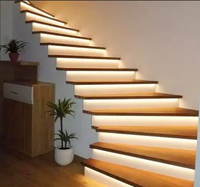 Bande Lumineuse LED Intelligente pour Marches d'Escalier, Contrôle par Application, Capteur de Mouvement 24V