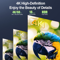 A200 HDMI 2.0 Fiber Optik Kablo Altın Kaplama Özel Uzunluk 70m 4K 60Hz HDTV Arayüz Erkek-Erkek Monitör için Özelleştirilebilir