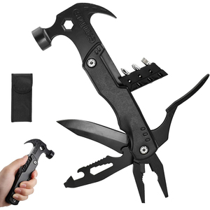 Chất lượng cao thép không gỉ đa chức năng Công Cụ Kìm cắm trại ngoài trời Survival Multitool Claw búa - Product Image 6