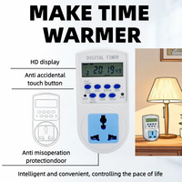 Temporizador Digital Programable Inteligente de 24 Horas, Enchufe con Interruptor de Tiempo de 24H, con Modo Automático/Manual para Electrodomésticos