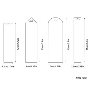 Jartown Factory Wholesale Custom Logo Promotional Bookmarks Hot Selling Blank Bookmarks with Custom Logo Acrylic Material