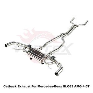 Vortex Global-Workshop Selected Stainless Steel Tubing For Mercedes-Benz GLC63 AMG 4.0T 2016-2023 - Product Image 3