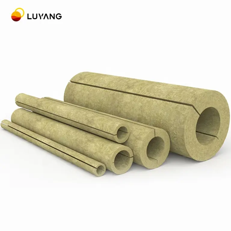 LUYANG BSTWOOL Fireproof Water Repellent Soundproof rock wool Pipe