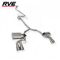 Système d'échappement en acier inoxydable RVE pour Audi A3 A4 B9 S4 B8 B8.5 S5 B9 S3 8v A5 2.0T avec soupapes