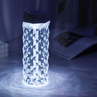 YINHI Mini Humidificateur Évaporatif en Verre RGB 7 Couleurs <0.5L, Veilleuse Aromathérapie, Minuteur, Protection Contre la Sécheresse, Type-C
