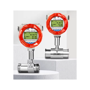 インテリジェントタービン流量計水道水液体ステンレス鋼パイプライン流量センサーデジタルディスプレイ 4-20mA/485 信号高 - Product Image 1