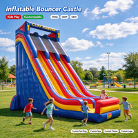 Château gonflable avec toboggan pour enfants, en PVC, pour événements commerciaux, location, vente en gros, taille personnalisée