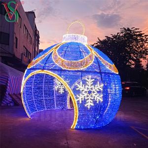 Grandes boules gonflables 3D en forme <span class=keywords><strong>de</strong></span> <span class=keywords><strong>boule</strong></span>, éclairage d'extérieur avec motifs, <span class=keywords><strong>boule</strong></span> ornementale pour noël - Product Image 1