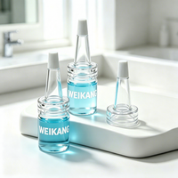 Vente en gros de flacons en verre transparent pour soins de la peau de 2 ml, 5 ml, 10 ml, flacons ampoules vides pour le stockage d'échantillons d'essence liquide pour le visage