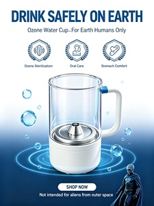 Gobelet à eau ozonée pour <span class=keywords><strong>le</strong></span> nettoyage des prothèses dentaires et des appareils de rétention, gobelet de <span class=keywords><strong>d</strong></span>ésinfection à l'ozone en verre portable pour les patients orthodontiques, utilisation quotidienne - Product Image 6