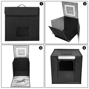 <span class=keywords><strong>Caja</strong></span> de luz para tienda de campaña, plegable, portátil, para estudio fotográfico, LED, Cubo de tiro, 70cm - Product Image 4