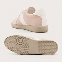 Chaussures de luxe élégantes pour femmes, baskets décontractées de créateur, fabriquées sur mesure par LANCI Factory, en cuir pleine fleur véritable et daim, semelle extérieure en caoutchouc.