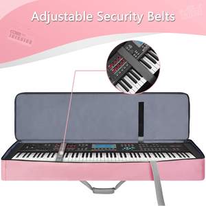 Étui pour clavier, sac de transport pour clavier, portable, durable, imperméable, en tissu Oxford 600D avec coton de 10 mm, échantillon gratuit - Product Image 6