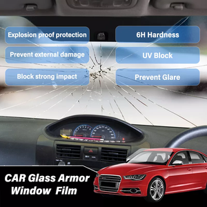 فيلم حماية الزجاج الأمامي للسيارة من كليربلكس PET بسمك 4 ميل، مضاد للتشظي، فيلم أمان وحماية لزجاج نوافذ السيارات - Product Image 5