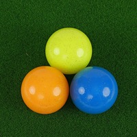 Balle de golf en poudre d'or, balle de golf personnalisable avec des paillettes dorées pour la pratique du golf et les cadeaux