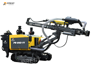 آلة حفر متكاملة اقتصادية بقوة 162 كيلوواط لعمق حفر 30 متر في مناجم الحفر المفتوح، محرك وصندوق تروس من نوع نيمسيس 90-115 ملم - Product Image 5