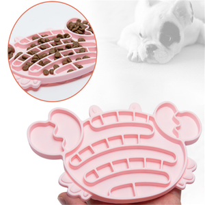 Suministro de fabricación de silicona cangrejo forma de delfín mascota perro alimentador lento lamer Mat - Product Image 2