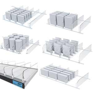 ชั้นวางแบบปรับได้10ชิ้นต่อเซ็ตสำหรับตู้โชว์ควัน - Product Image 3