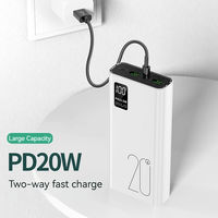OEM/ODM Personnalisé, Powerbanks 20000mAh avec Affichage Numérique, Sortie USB Type C 22.5W, Power Bank Portable 20000mAh, Station d'Alimentation