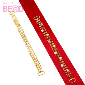 Nouvelle Collection 2026 : Chaîne de Connexion pour Maillots de Bain et Tenues de Plage Femme, Anneaux Dorés en Strass AB, Ceintures et Accessoires pour Chaussures - Product Image 4