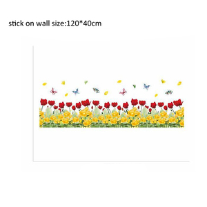 Decorazione del soggiorno autoadesiva 3d fiori <span class=keywords><strong>adesivi</strong></span> sulle pareti per decorazioni - Product Image 6