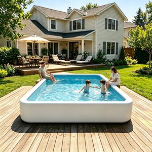 <span class=keywords><strong>Piscina</strong></span> Inflable Interior de PVC Resistente con Tecnología Drop Stitch, Fácil de Instalar, Tamaño Completo, <span class=keywords><strong>para</strong></span> Niños y Adultos, Incluye Bomba - Product Image 2