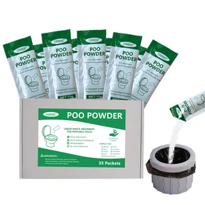 Flüssigkeitsabfall-Solidifikator biologisch abbaubares superabsorbierendes Polymer SAP Poo-Pulver für tragbare Toiletten