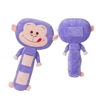 Couvre-ceinture de sécurité de voiture en peluche pour enfants, comme vu à la télévision