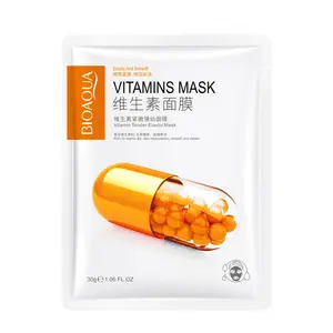 Pemasok BIOAQUA Label Pribadi Masker Wajah Grosir Masker Pelembap Vitamin Pelembap