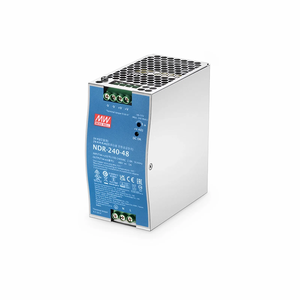 แหล่งจ่ายไฟ NDR-240-48 ของแท้ใหม่ - 240W 48V 5A - แหล่งจ่ายไฟแบบบางและประหยัดพลังงาน - Product Image 5