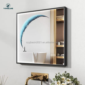 <span class=keywords><strong>Miroir</strong></span> de salle de bain intelligent avec écran tactile couleur personnalisé, design intelligent, <span class=keywords><strong>miroir</strong></span> de coiffeuse avec lumière LED - Product Image 2