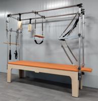 Reformer de Pilates en bois d'érable renforcé avec ressorts allemands pour studio de Pilates et entraînement de stabilité du tronc