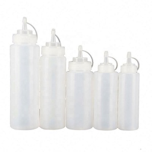 Customized Wide Mouth <b>Squeeze</b> <b>Bottle</b> Sauce Dispenser <b>Bottle</b> 8oz Food Grade - Product Image 5