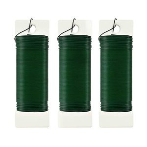<span class=keywords><strong>Fil</strong></span> métallique coloré flexible pour artisanat, <span class=keywords><strong>fil</strong></span> floral vert, <span class=keywords><strong>fil</strong></span> métallique pour tiges florales, pour fleurs décoratives et couronnes, bricolage - Product Image 6