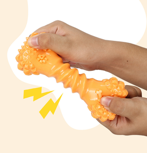 Giocattolo per Cani in <span class=keywords><strong>TPR</strong></span> Resistente ai Morsi con Suono, per Pulizia Denti e Interazione - Product Image 5