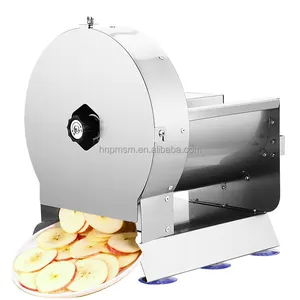 Sıcak satış taşınabilir meyve kesici en kaliteli endüstriyel domates dilimleyici ticari elma dilimleyici makinesi