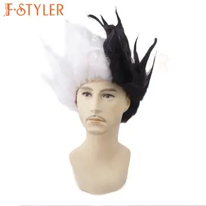 Fstyler người đàn ông của Tóc Halloween Carnival Tóc Giả hotsale bán buôn bán nhà máy tùy chỉnh partysynthetic cosplay tóc giả