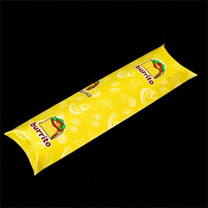 Biểu Tượng Tùy Chỉnh Thức Ăn Nhanh Gà Cuộn Hộp Burrito Shawarma Bọc Gối Hình Để Đi Hộp Giấy Bao Bì Các Tông Hộp Cho Apple Pie - Product Image 2