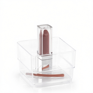 Plastic Storage Box Organizer For Makeup Lipstick Holder Clear Container N1 - Product Image 1